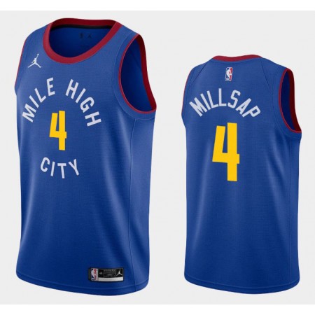 Herren NBA Denver Nuggets Trikot Paul Millsap 4 Jordan Brand 2020-2021 Statement Edition Swingman